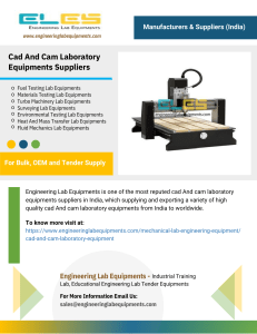 CAD CAM Lab Equipment Suppliers India