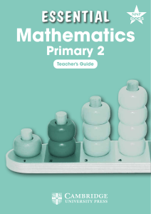 Essential Mathematics Primary 2 Teachers Guide 9789988897345AR