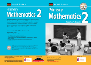 Primary Mathematics 2 Textbook & Teacher's Guide