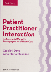 Patient Practitioner Interaction Textbook