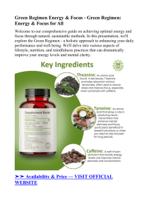 Green Regimen Energy & Focus