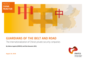 Guardians of the Belt and Road: The internationalization of China’s private security companies (2018)