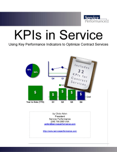 KPIs in service - 8301973