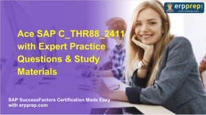 Ace SAP C_THR88_2411 with Expert Practice Questions & Study Materials