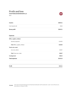 HASHTAGBLESSEDDESIGNS LLC 2024 Profit and Loss Statement