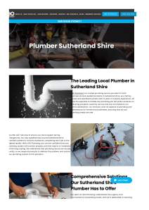 Plumber Sutherland Shire