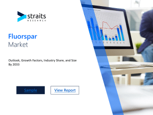 Fluorspar Market Industry Forecasts, Growth, Size, Share, Trends, and Competitive Landscape by 2032