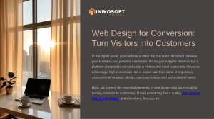 Web Design for Conversion: Turn Visitors into Customers