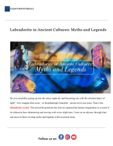 Labradorite Myths, Legends & Science