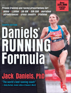 Daniels' Running Formula: Training for All Distances