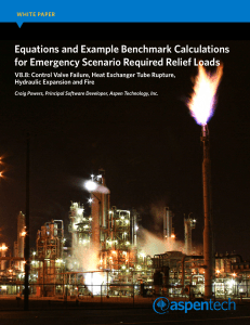 Emergency Relief Load Calculations: Control Valve Failure & More