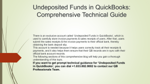 QuickBooks Undeposited Funds Guide