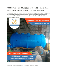 3.Jual Bio Septic Tank Untuk Kosan Kubutambahan Kabupaten Buleleng