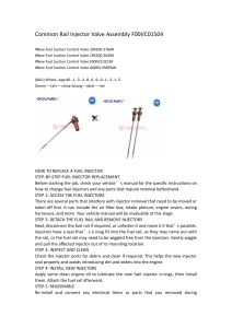 Fuel Injector Valve Assembly & Replacement Guide