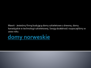 domy norweskie