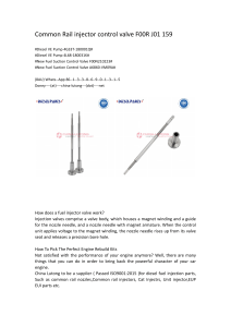 Common Rail Injector Control Valve Info