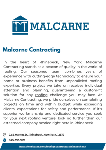 Malcarne Contracting