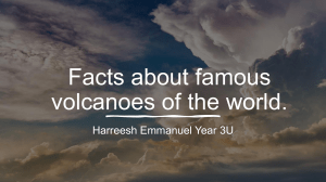 Facts about famous volcanoes of the world