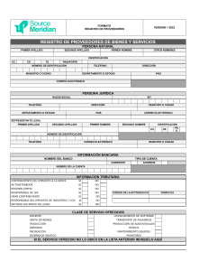  1. REGISTRO DE PROVEEDORES 9 enero[1]