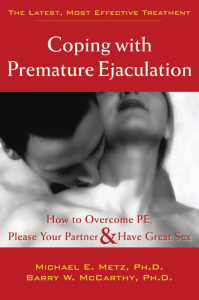 Coping with Premature Ejaculation: A Guide