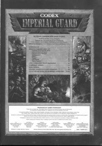 WH40K - 3E -  Imperial Guard