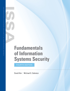 Kim, D. & Solomon, M.G. (2023). Fundamentals of information security (7th ed.)