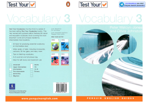 Test Your Vocabulary 3: Intermediate English Workbook