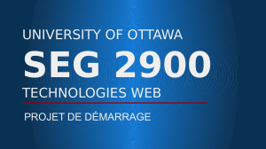 SEG2900 Web Technologies fr 01.5