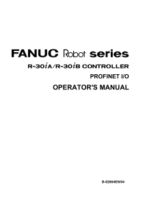 FANUC Robot R-30iA/R-30iB Controller Operator's Manual