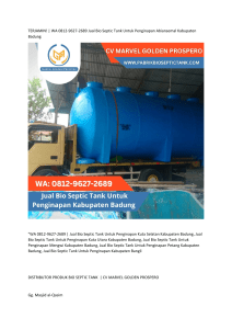 2TERJAMIN!  WA 0812-9627-2689 Jual Bio Septic Tank Untuk Penginapan Abiansemal Kabupaten Badung .