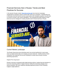 Financial Services Ads in Russia  Trends and Best Practices for Success