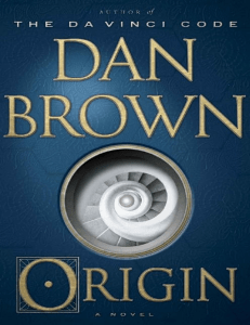 Origin by Dan Brown Book Cover