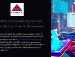 Accounting and Bookkeeping Services In Ontario