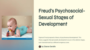 Freud's Psychosexual Stages of Development