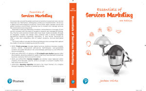 Essentials of Services Marketing Textbook