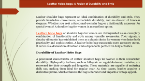 Leather Hobo Bags: Durability & Style for Women