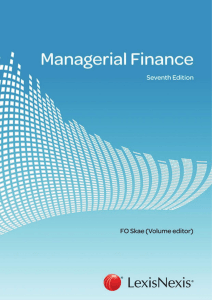 Managerial Finance -- Frederick Owen Skae, Francisco Antonio Amaral Vigario -- 7, 2021 