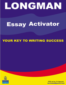 Essay Activators 2 (Longman) (Z-Library)