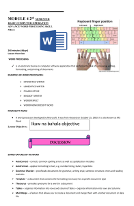 E-TECH-MODULE-4-WORD-PROCESSING