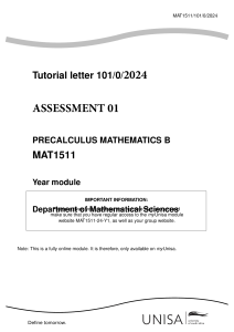 ASSESSMENT 01