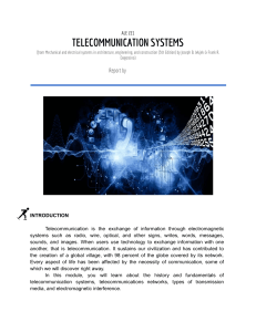 Telecommunication Systems Report