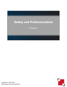 CompTIA A+ Safety & Troubleshooting Presentation