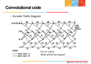 Convolutional Codes & Modulation: Presentation