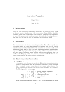 ConvectionParameters