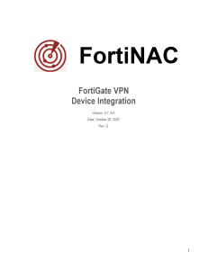 FortiGate VPN Device Integration Guide