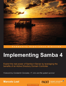 Implementing Samba 4