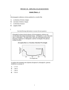 Physics 30 Exam Questions: Atomic Theory