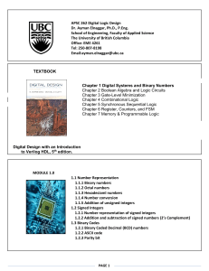 Digital Logic Design Course Material