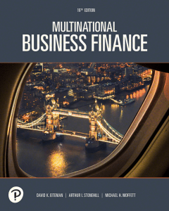 Multinational Business Finance (16th Edition) - Pearson