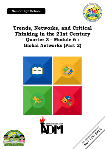 HUMSS Q3 Trends Mod6 Global Networks Part 2